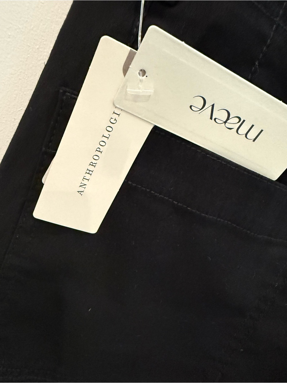 Anthropologie Colette Black Linen Blend High-Waist Shorts by Maeve - NWT - Picture 8 of 11